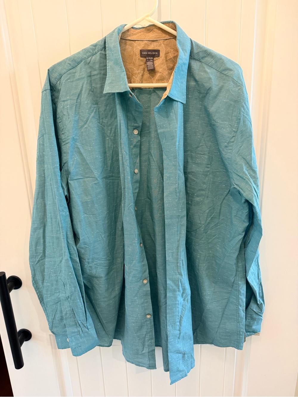 Van Heusen Teal Lightweight Button-Up Shirt Jacket